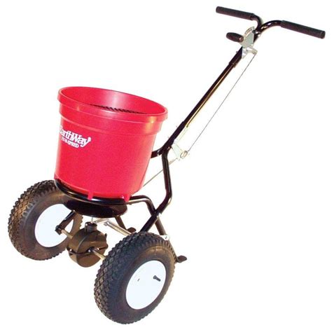 Earthway Broadcast Spreader Push 50 Lb Capacity 2150 The Home Depot