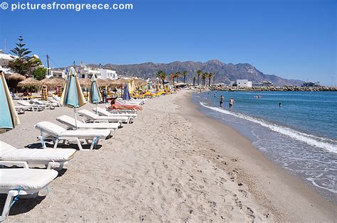 Kardamena beach in Kos.