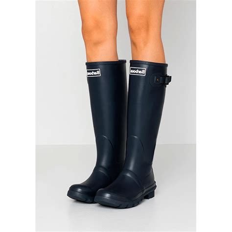 Botas Altas De Agua Para Mujer Botines Negros