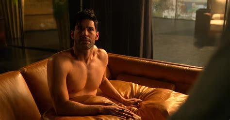 Auscaps Tom Ellis Nude In Lucifer Bloody Celestial Karaoke Jam