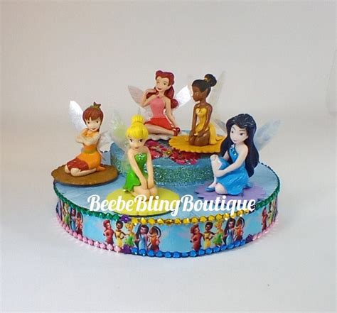 Disney Tinkerbell Cake Topper Fairy Centerpiece Decoration Great