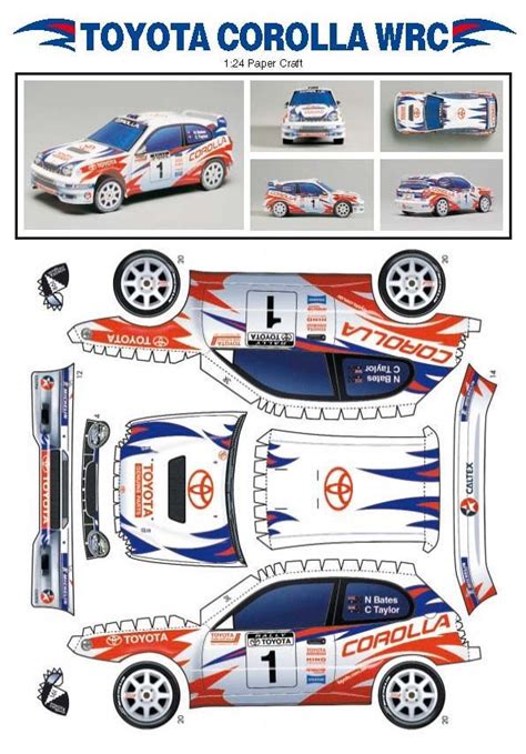 12 best Nascar papercraft images on Pinterest | Paper crafts, Paper models and Paper templates