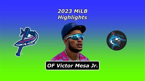 Victor Mesa Jr Full Season Highlights Fish On The Farm Fish