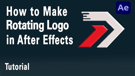 Rotating Logo In After Effects Tutorial YouTube