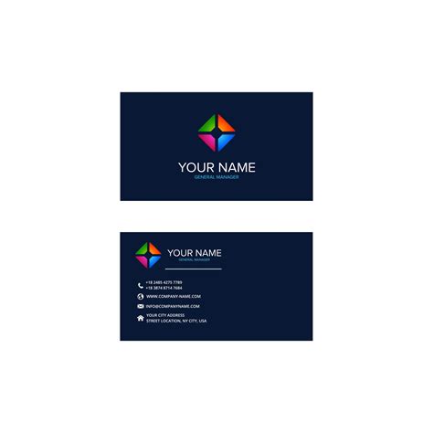 card business logo design vector 5133579 Vector Art at Vecteezy