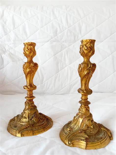 Candelabri 2 Luigi XV Bronzo Dorato XVIII Secolo Catawiki