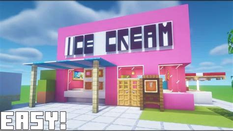 Compact Ice Cream Shop In Minecraft Tbm Thebestmods