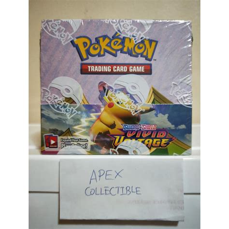 Pokemon Vivid Voltage Booster Box Shopee Thailand