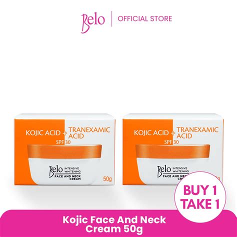 Belo Intensive Whitening Face And Neck Cream Spf30 50g Buy 1 Take 1