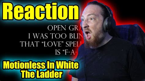 Motionless In White The Ladder Official Lyric Video REACTION