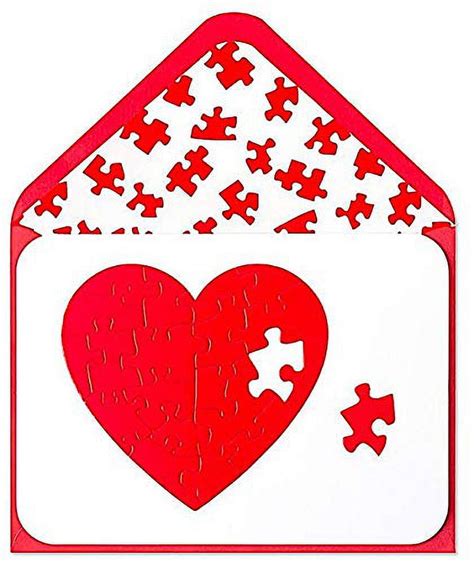 Papyrus Valentine S Day Cards Heart Puzzle Ea Walmart