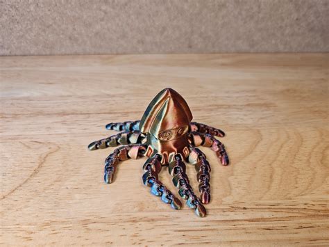 Articulating Squid Toy Fidget Squid Toy for Kids Gift for - Etsy