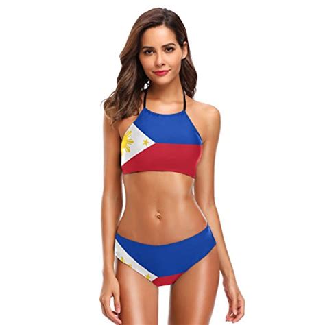 Philippines National Flag Pc Swimsuits Woman Bikini High Want It All