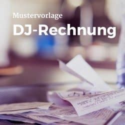 Dj Rechnung Als Mustervorlage Herunterladen Gratis Dj Rewerb