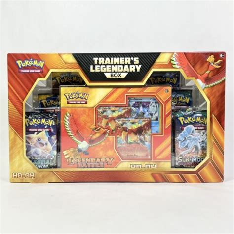 Pokemon Ho Oh Tcg Trainer S Legendary Battle Deck Box Sun Moon