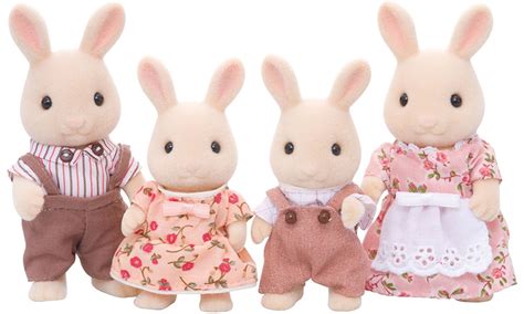 Sylvanian Families Familia Conejos Blancos Superjuguete Montoro