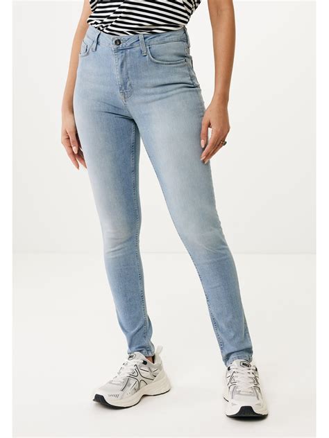 Mexx Spijkerbroek Andrea Skinny Fit Lichtblauw Goedkoop Kopen