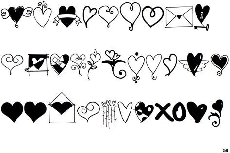 Fontscape Home Symbols Hearts