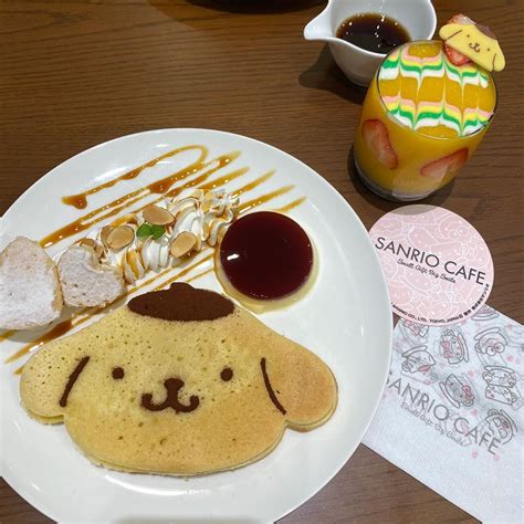 Mami On Instagram サンリオカフェ☕️ ・ ・ サンリオカフェ 念願のプリンパンケーキ🥞 可愛い😍 良き休日