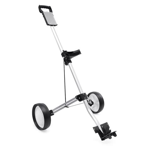 Golf Trolley Folding Two Wheel Golf Push Pull Cart Portable Golf Trailer Sale