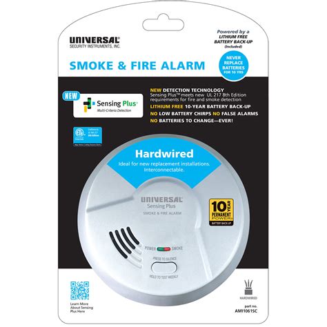 Sensing Plus Ami Sc Hardwired Smoke Alarm Ul Th Edition