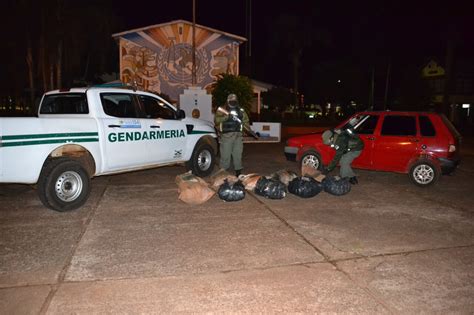 Escuadrón 9 de Gendarmería secuestró marihuana valuada en más de 7