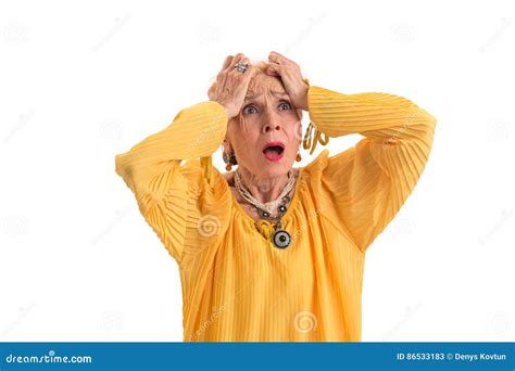 Desperate Woman Holding Her Head Stock Image Image Of Frustrated