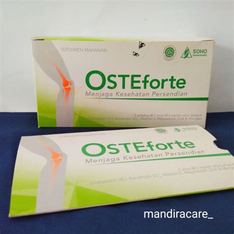 Jual OSTE Forte 1 Strip 6 Tablet Suplemen Kesehatan Persendian