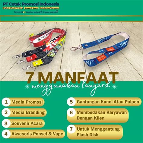 Cetak Lanyard Id Card Gantungan Id Card Custom Name Tag Tali Lanyard