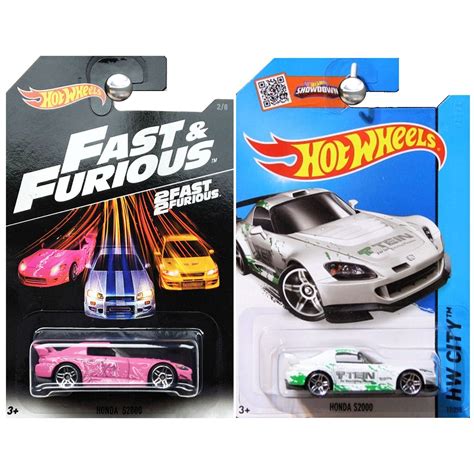 Hot Wheels Fast Furious Honda S2000 In Pink And 2015 Honda S2000 In White Set Of Toys Hobbies