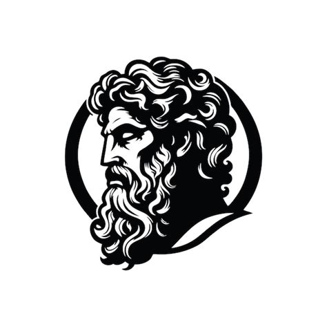 Premium Vector Greek God Zeus Design Art