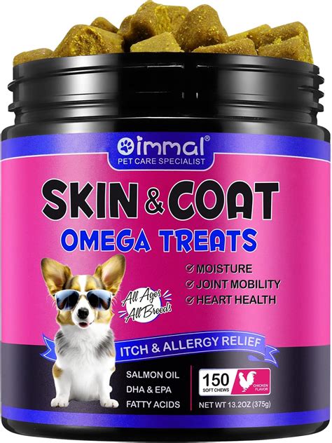 ivvi Skin Coat Omega 3 für Hunde gegen Juckreiz im Leckerliformat