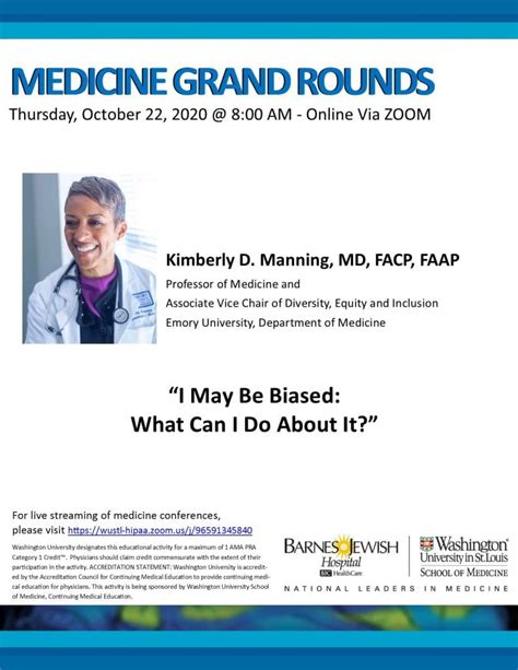 Grand Rounds Internal Medicine Residency Program Washington University In St Louis