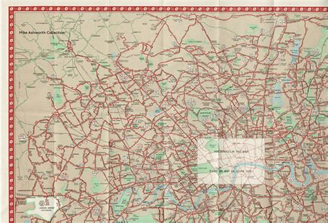 London Transport Central Buses Map And List Of Routes Flickr