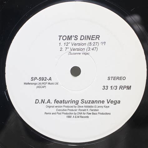 DNA Feat Suzanne Vega Tom s Diner レコード MOKUME RECORDS メルカリ