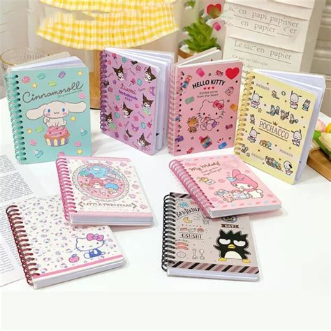 JAPANESE KUROMI A6 Date Book Notebook Sanrio Design With Ruled Lined