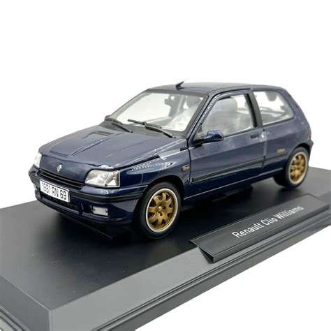 Modellino Auto Norev Renault Clio Williams Blue Motorsport