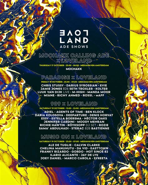 ALL ADE LINEUPS REVEALED Loveland Events