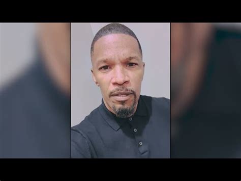 Jamie Foxx Shares Emotional Update On His Health Youtube