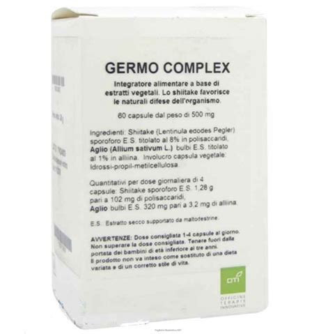 Germo Complex Capsule Bugiardino Cod