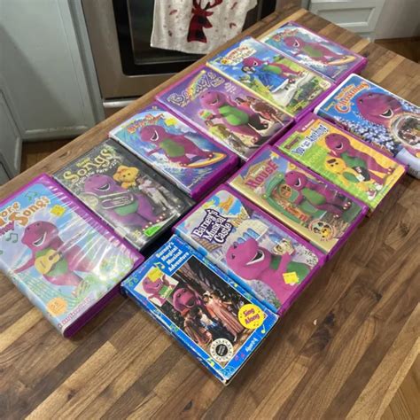 Barney And Friends Classic Vhs Lot Of Tapes Barneys Great Adventure