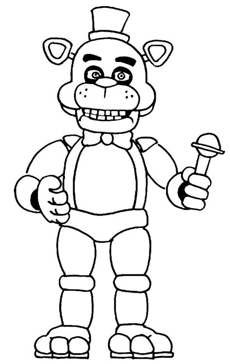 Coloriages Freddy Fazbear FNAF Pages De Coloriages