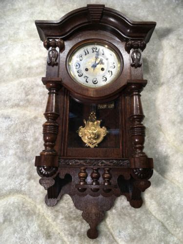 Vtg Antique Vienna Regulator Germany Unghans Wall Strike Pendulum Clock Working Antique Price