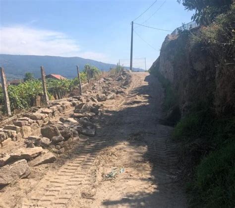 Comezan En Arbo As Obras De Mellora Do Ensanche Do Vial Da Igrexa De