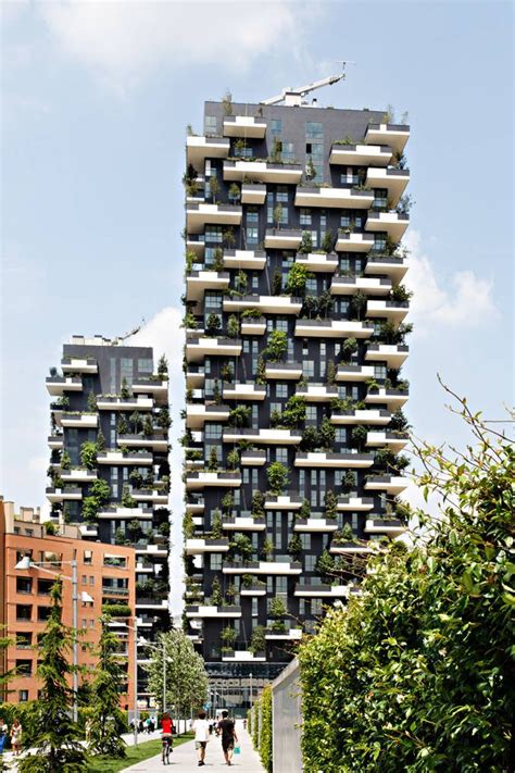 Bosco Verticale Bosque Vertical En Edificio Residencial