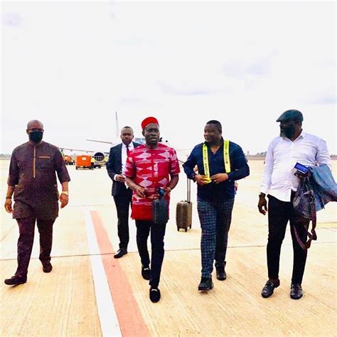 Governor Soludo Returns To Anambra Photos Politics Nigeria