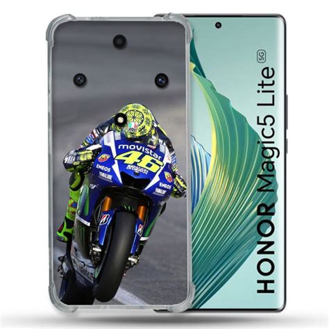 Coque Renforcée Pour Honor Magic 5 Lite Moto Course GP Wheeling 46