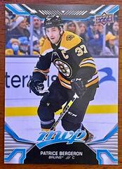 Patrice Bergeron 109 Prices 2022 Upper Deck MVP Hockey Cards