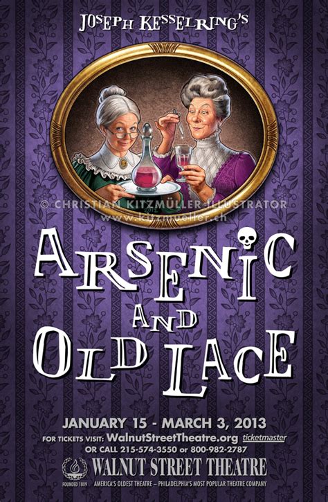 THEATRE POSTER: ARSENIC AND OLD LACE on Behance