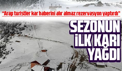 Zigana Kayak Tesislerine Sezonun Ilk Karı Yağdı Taka Gazete Trabzon